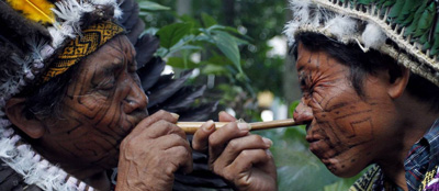 Mapacho Rapé Zeremonie - Das Heilige Schnupftabakritual - Amazonas Pflanzen Schamane